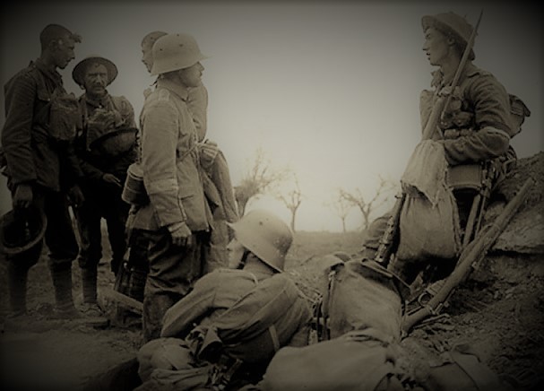 Cortesía Imagen de la tregua de Navidad de 1914.