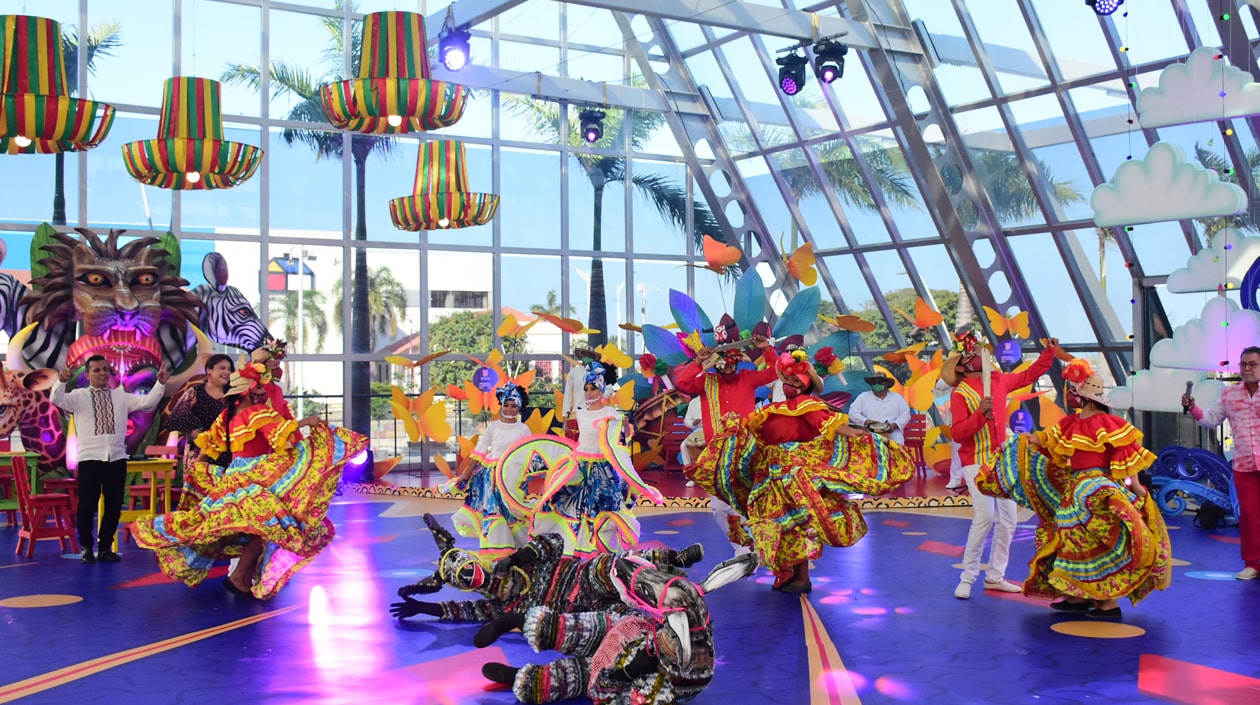 La presentación virtual de la cultura de Baranoa se realizó desde el Cubo de Cristal. 