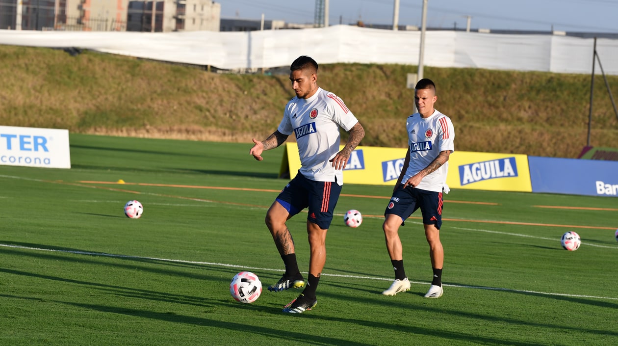 Entrenamientos de los convocados al microciclo.