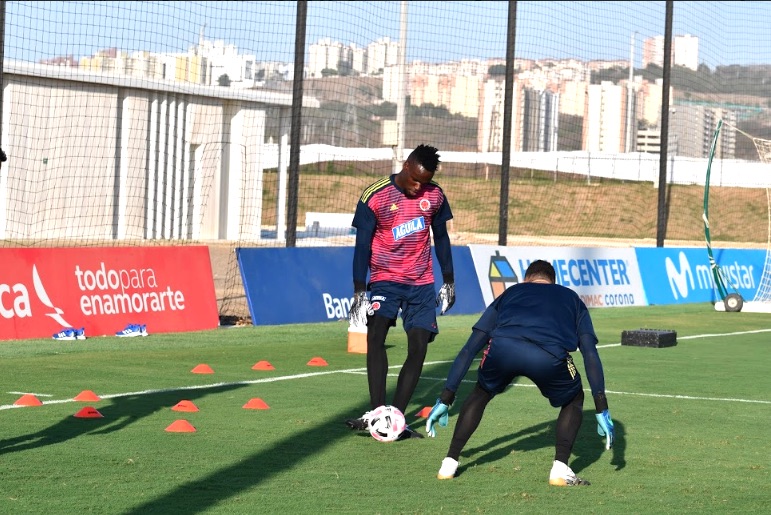 Entrenamientos de los convocados al microciclo.