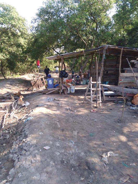 Ocupaciones en la los predios de la Ciénaga.