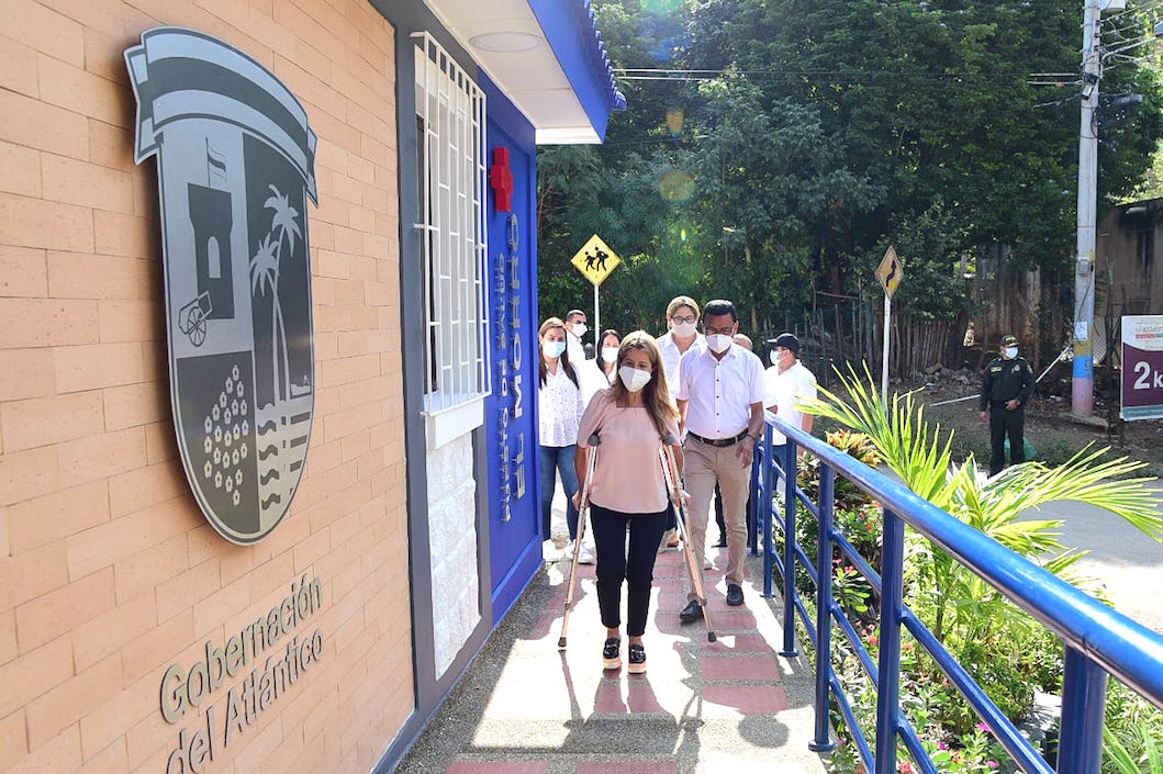 Puesto de salud en El Morro.