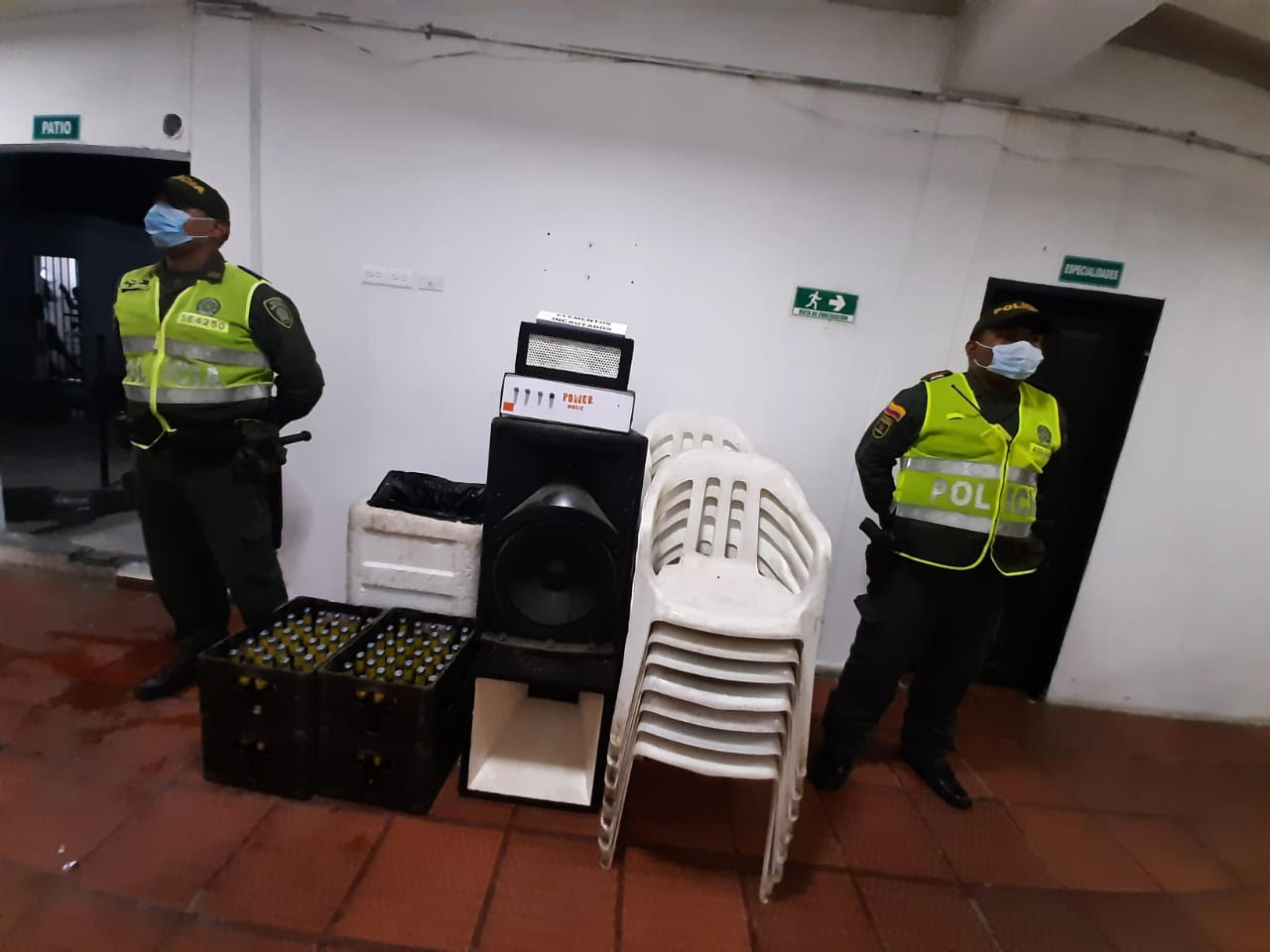 Operativos vigilando toque de queda y ley seca en municipios.