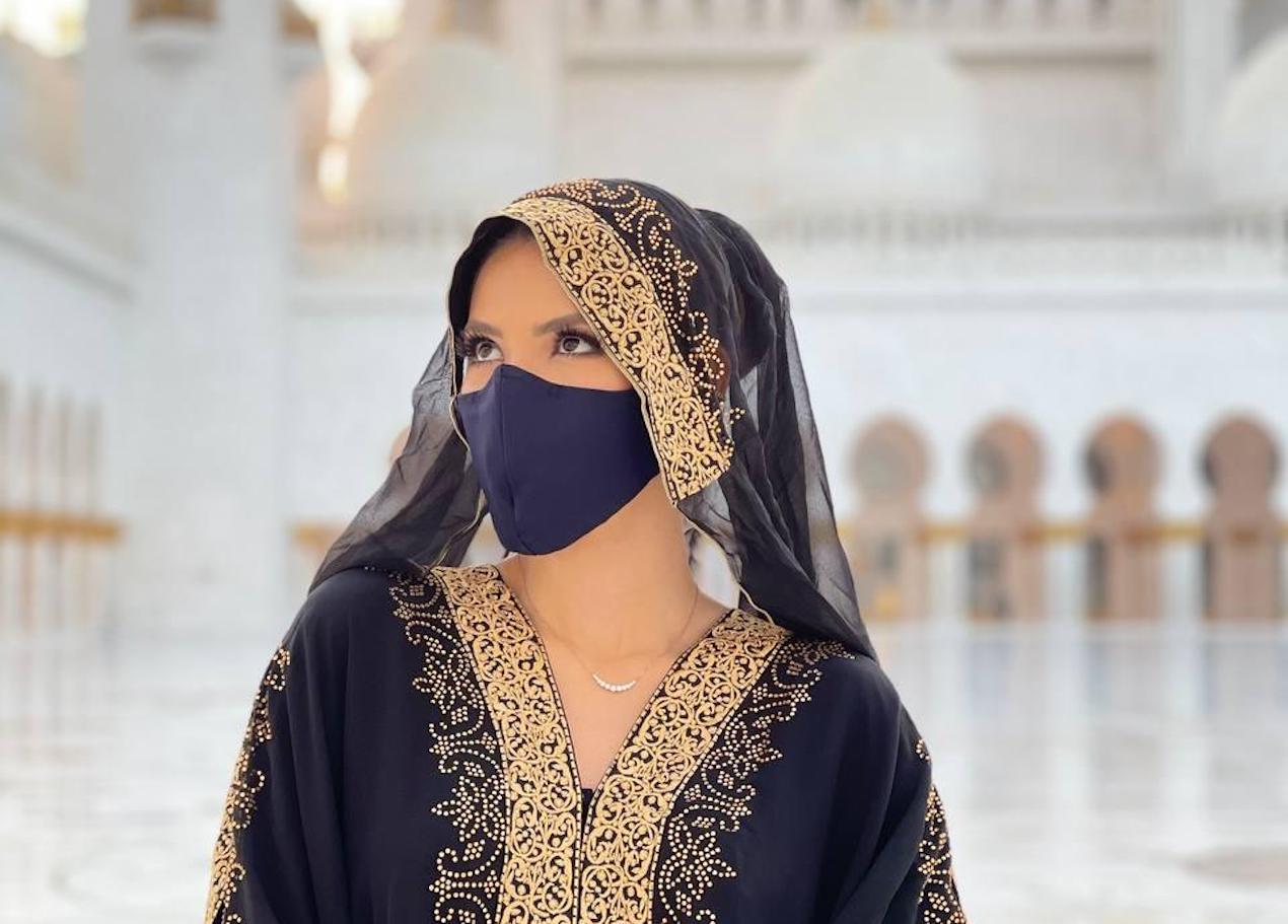 Laura Olascuaga en los Emiratos Árabes Unidos.