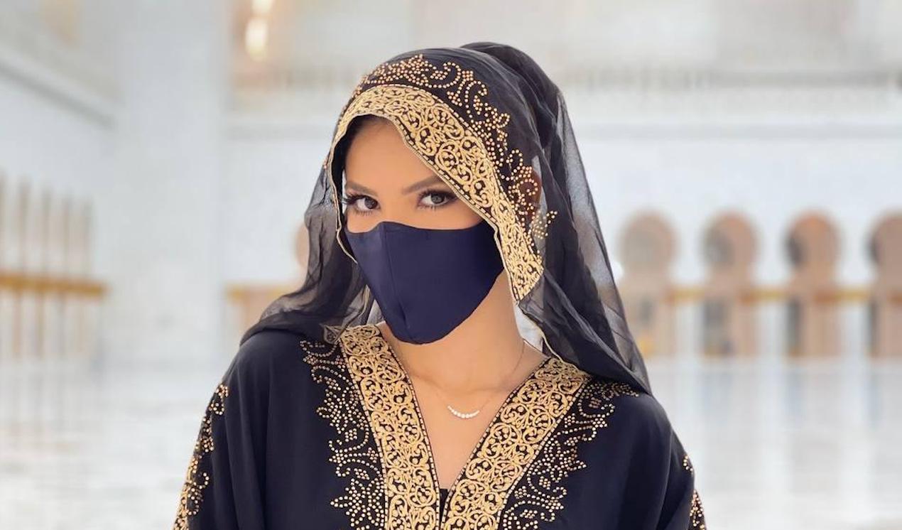 Laura Olascuaga en los Emiratos Árabes Unidos.