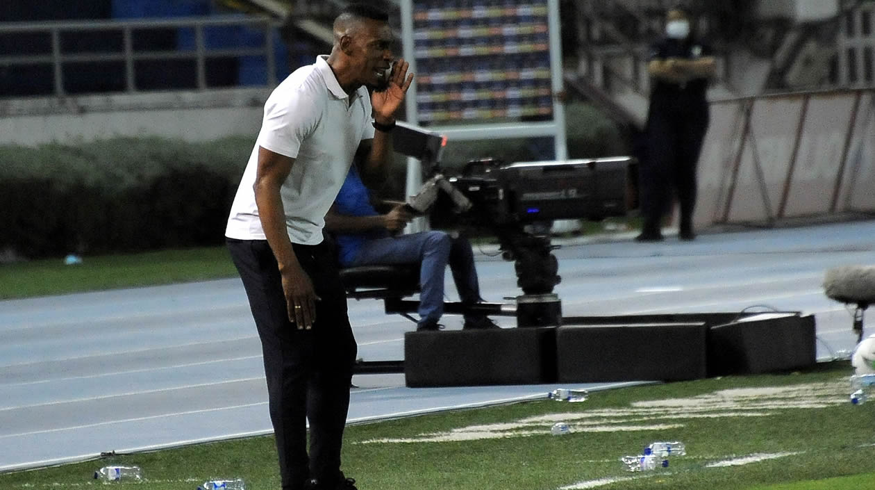 El DT del Junior Luis Amaranto Perea.