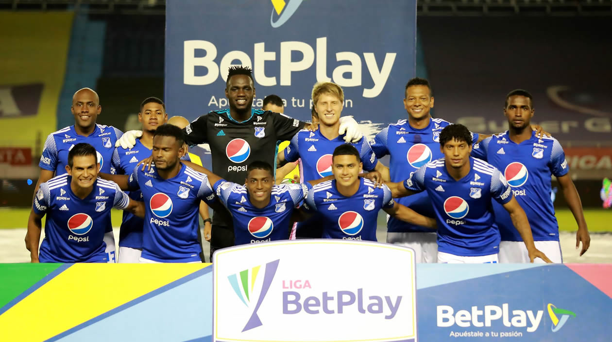 Nómina titular del Millonarios.