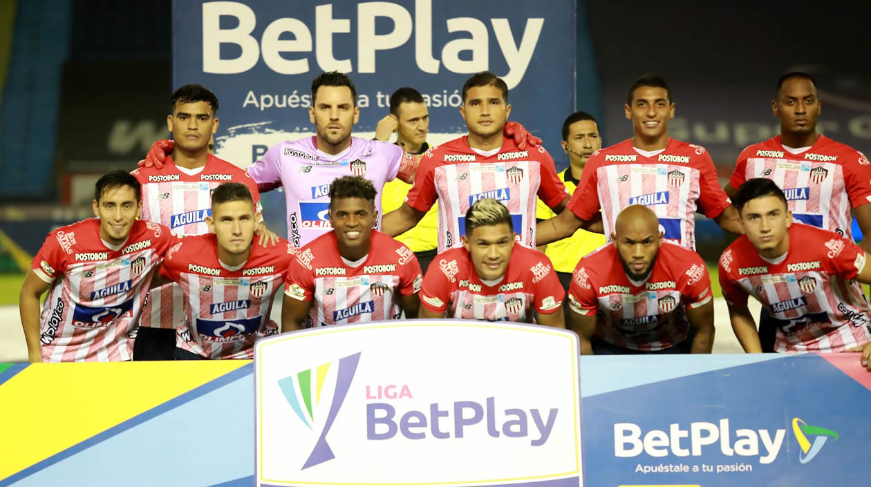 Nómina titular del Junior.