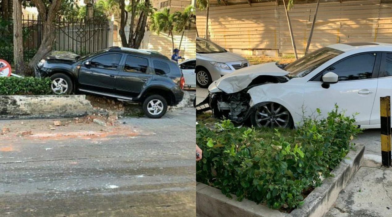 Accidente en la calle 94 con carrera 59. 