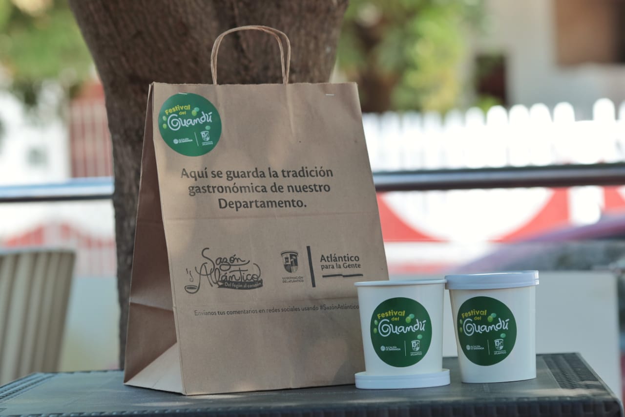 Presentación del producto comercializado en el Festival del Guandú.