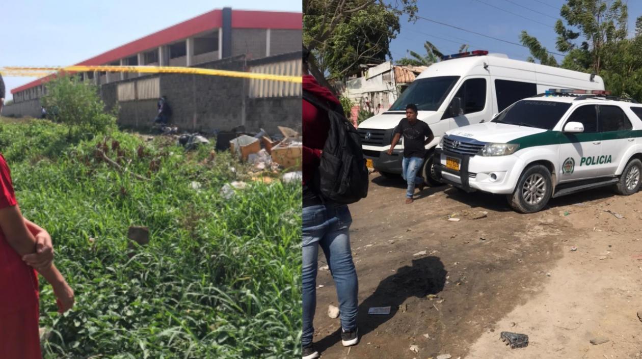Lugar donde un hombre fue asesinado en el barrio Villa Sol, en la mañana del sábado 27 de febrero. 