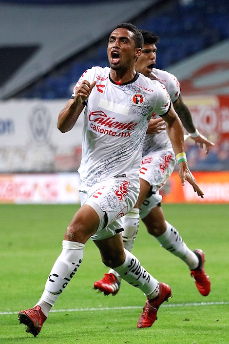 Celebración del gol de Mauro Manotas.