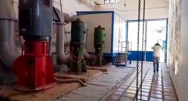 La Casa de Bombas del Distrito de Riego.