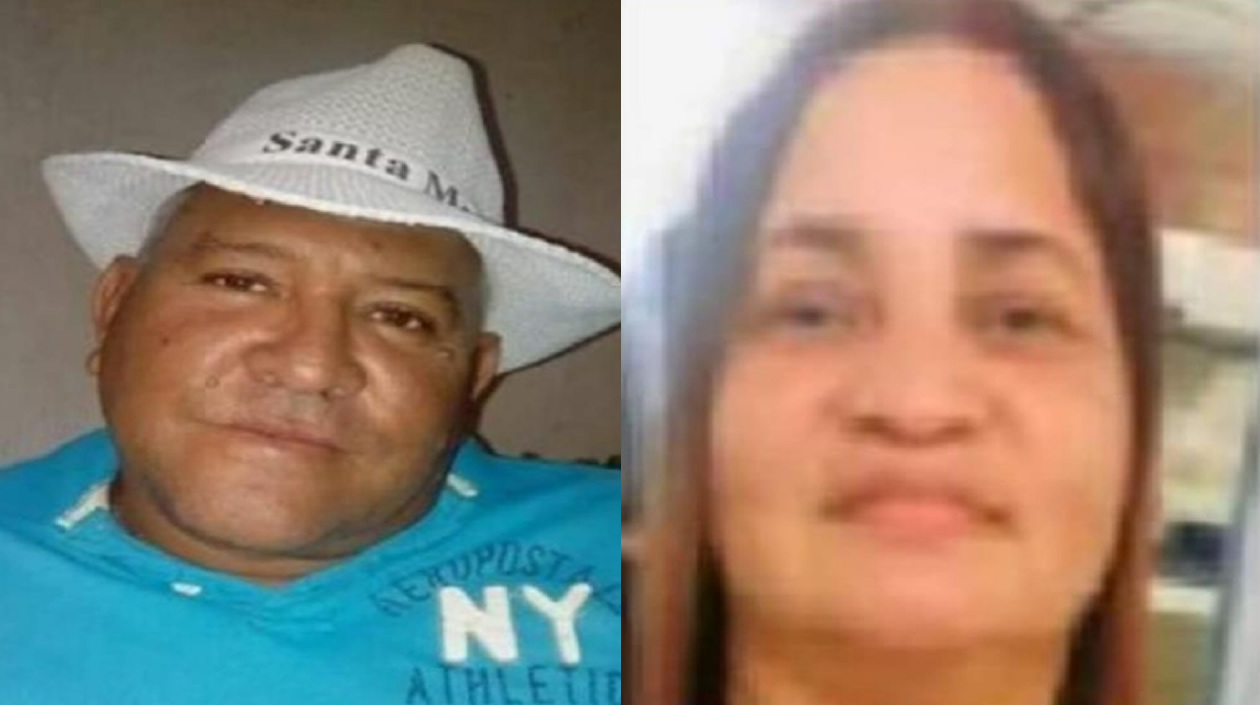 Óscar Fernández, promotor de salud, y Marilin Pérez, auxiliar de enfermería.
