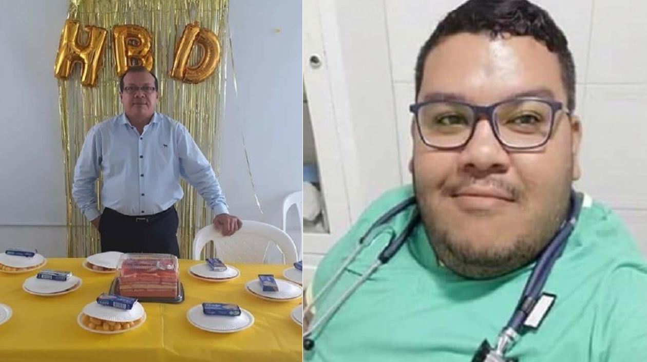 Edgardo Osorio Osorio, médico, y Michael Ortega PelufFo, médico	