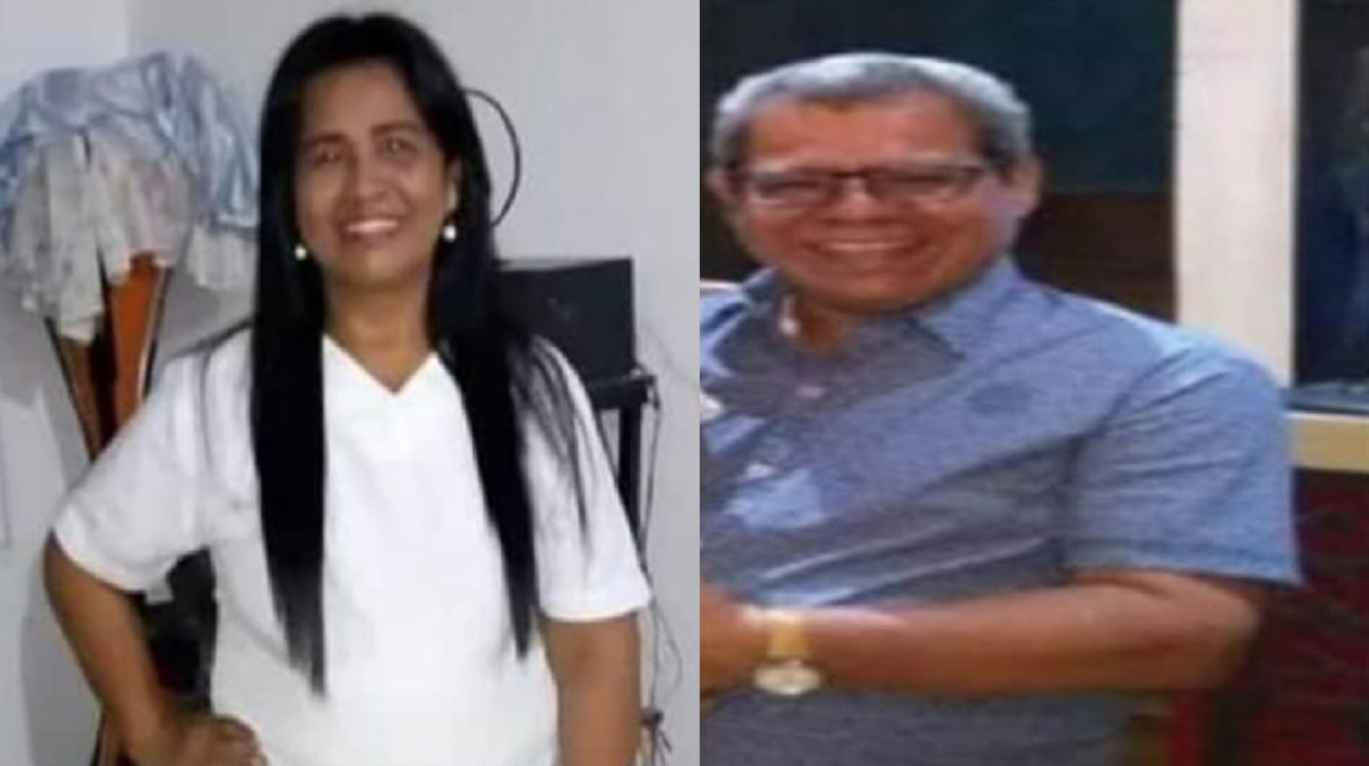 Zulma Meza Mercado, enfermera, y Gilberto Hernández, médico