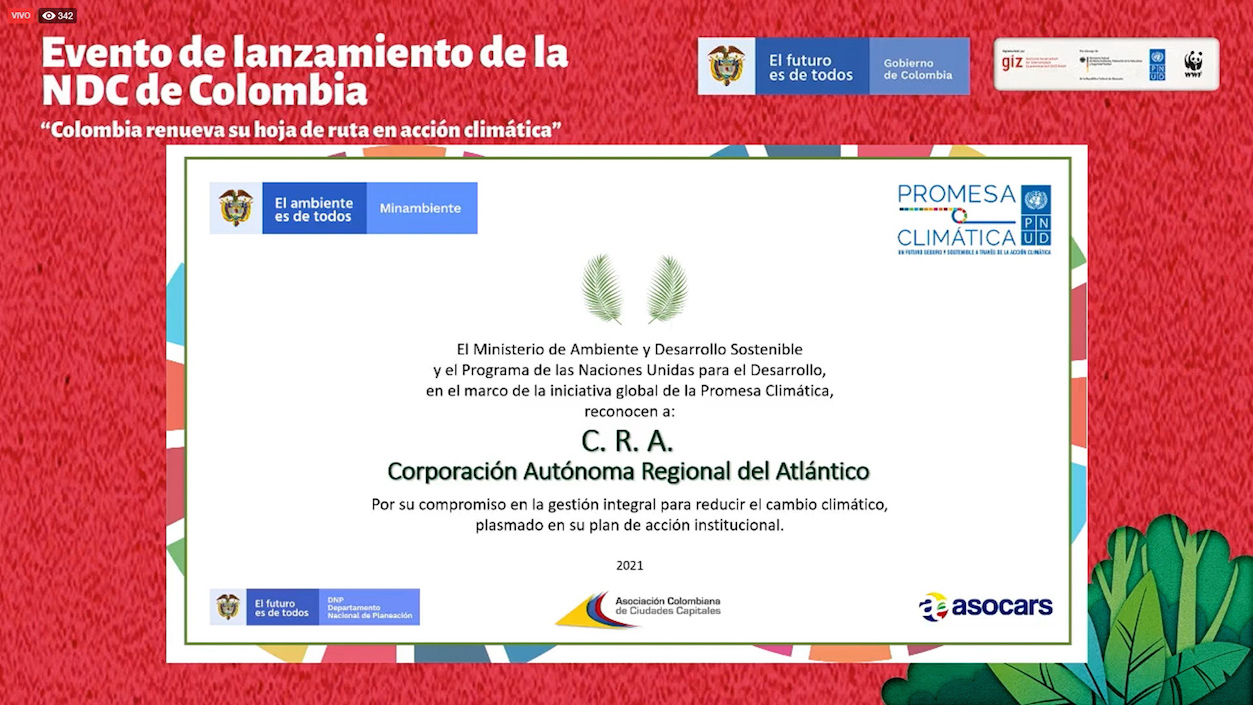 Reconocimiento a la C.R.A.