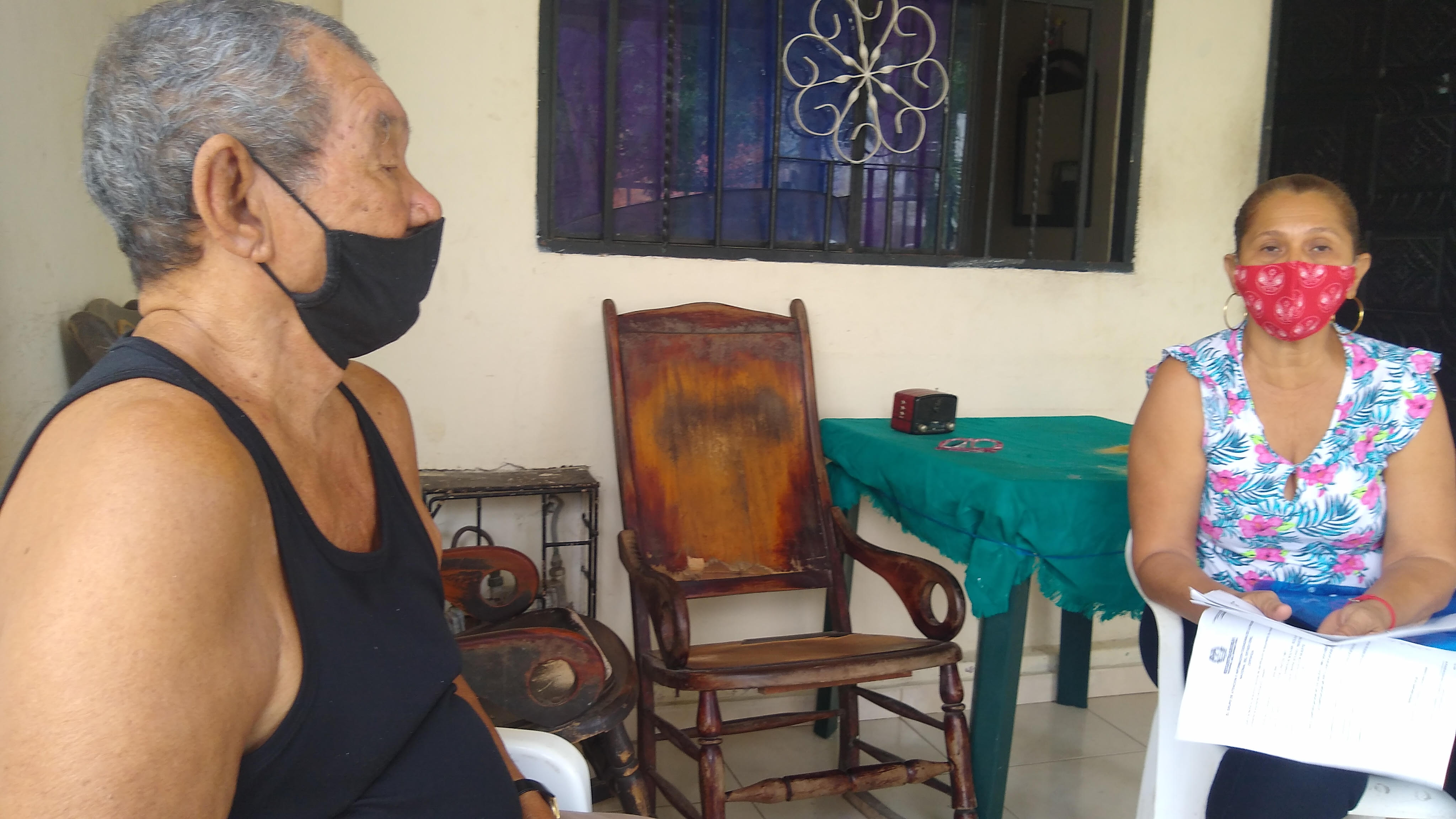 Ángel María Solano y su hija Didier