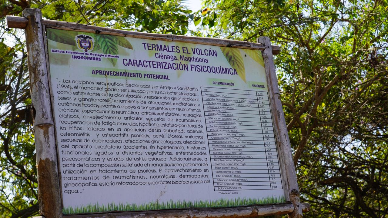Ciénaga, como Pueblo Patrimonio, tiene grandes atractivos turísticos como las aguas termales de ‘El Volcán’.