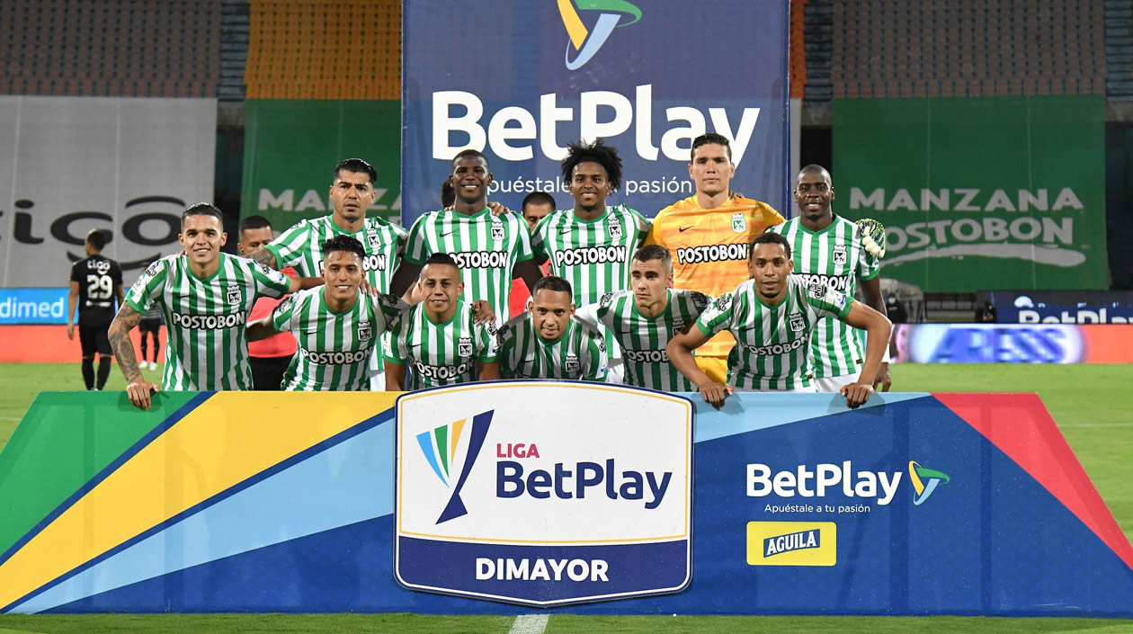 Nómina inicialista de Atlético Nacional.
