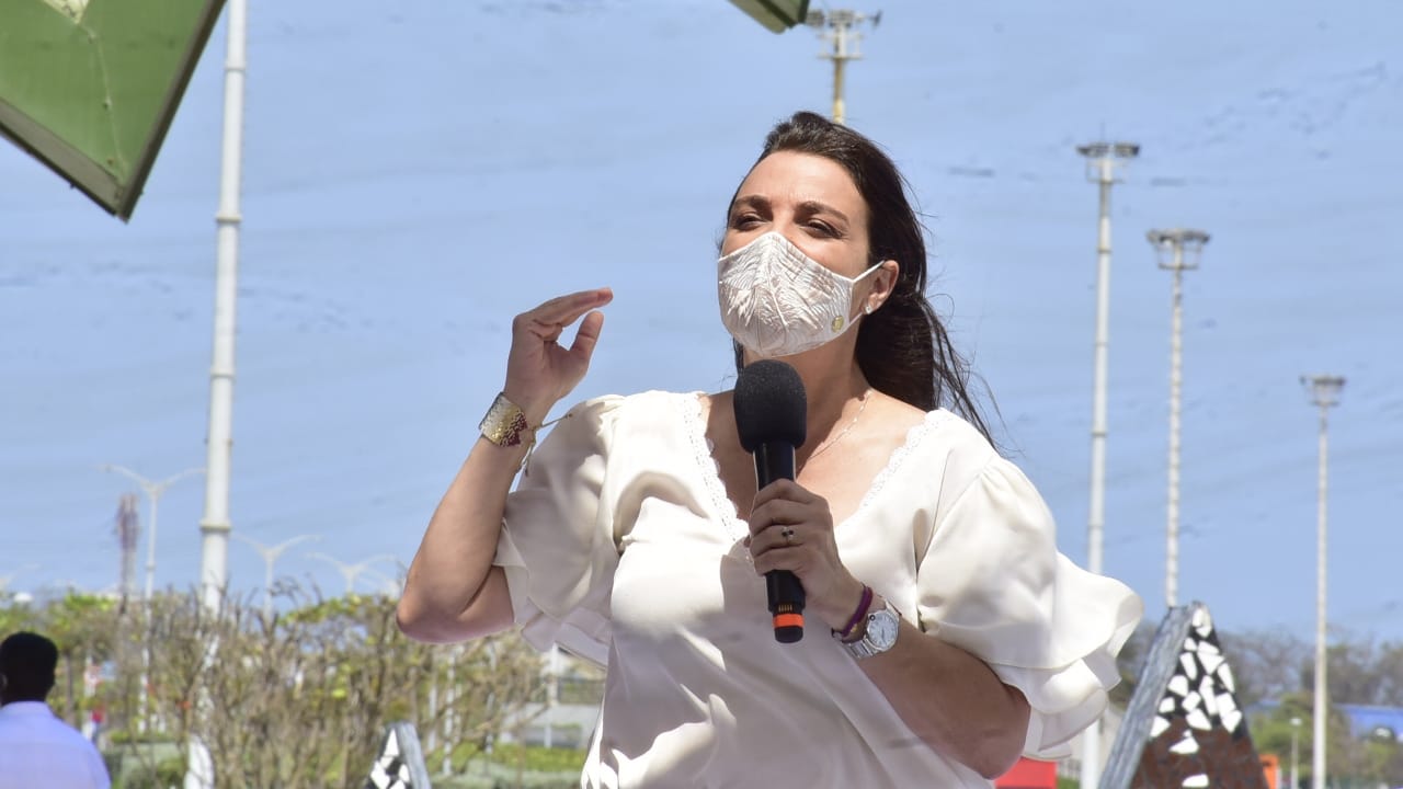 La Ministra de las TIC, Karen Abudinen.