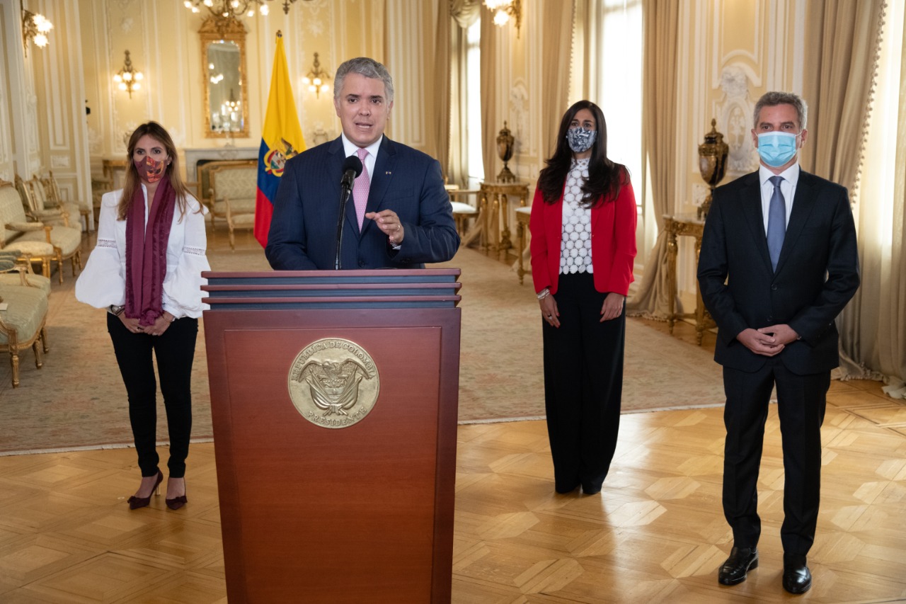 El Presidente de la República, Iván Duque.