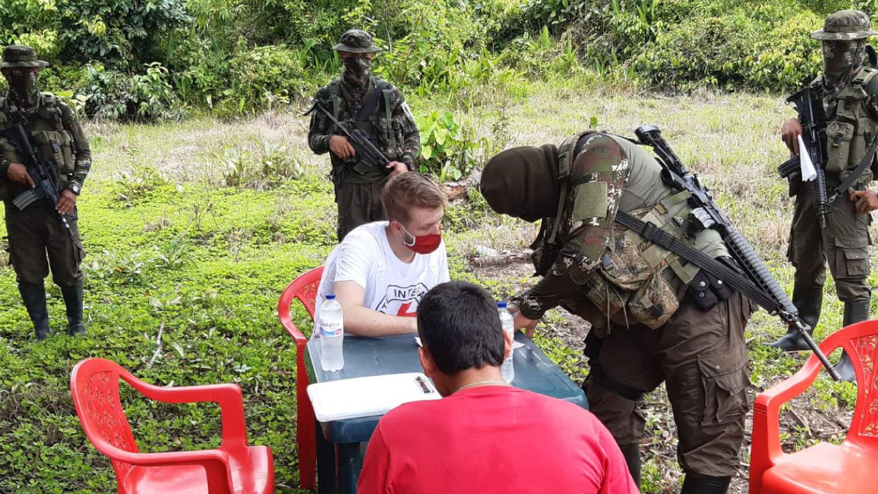 Liberan a hombre en Putumayo y lo entregan al CICR.