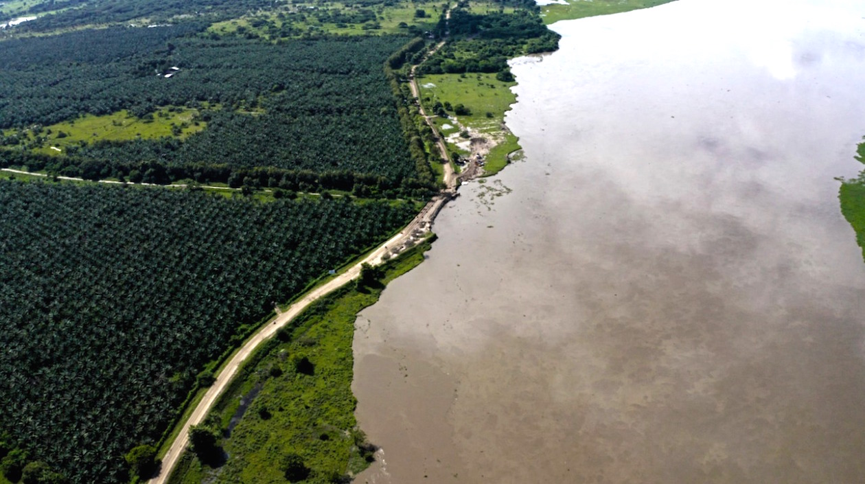 Panorámica de la zona afectada.