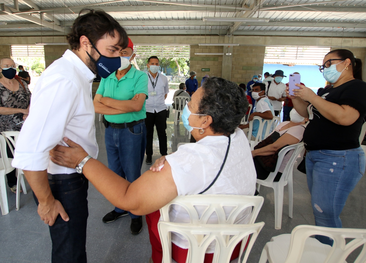 El Alcalde de Barranquilla, Jaime Pumarejo.