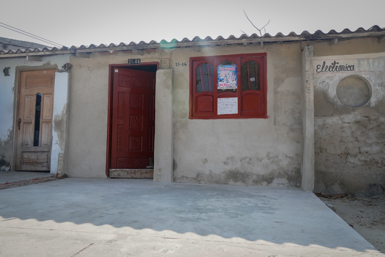 Casa beneficiada.