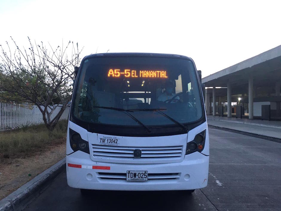 Transmetro también anunció la ampliación de la ruta El Manantial.