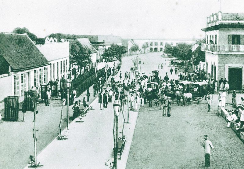 Archivo Histórico del Atlántico- BIcentenario de Barranquilla Antiguo Camellón Abello 1903.