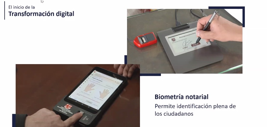 La biometría notarial.