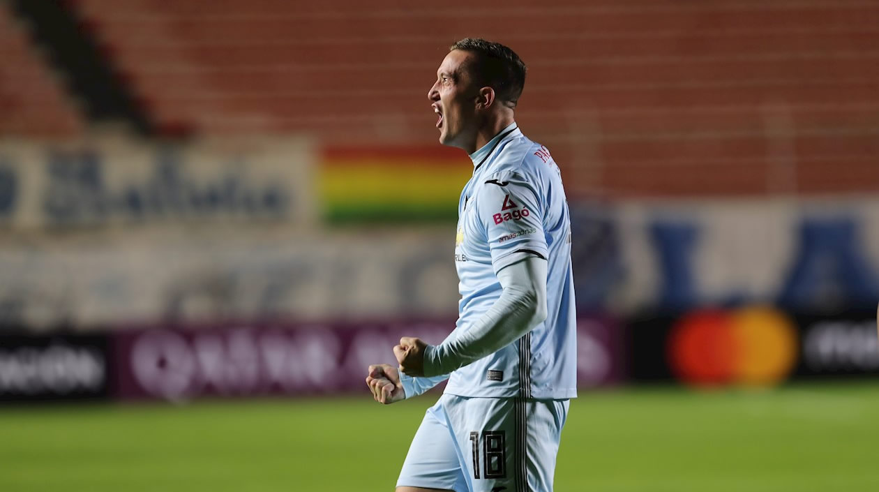 Leonardo Ramos tras abrir el marcador.