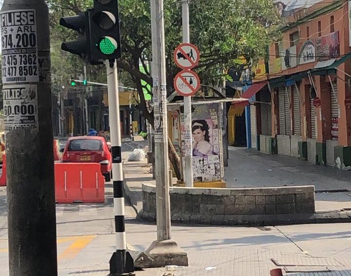Los establecimientos acataron las restricciones decretadas por la Alcaldía Distrital.
