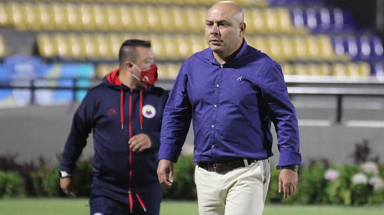 El DT encargado del Deportivo Pasto.