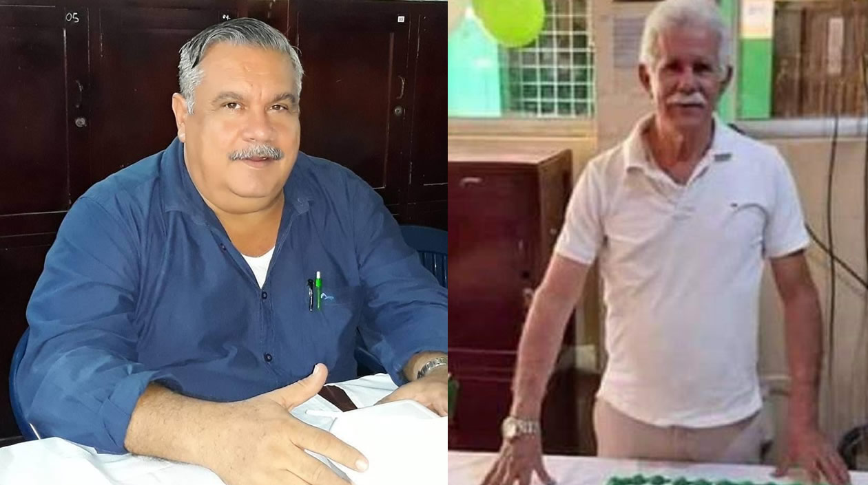 Eddie Carbonell y Pedro Fontalvo