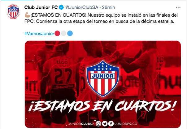 El trino del Junior.