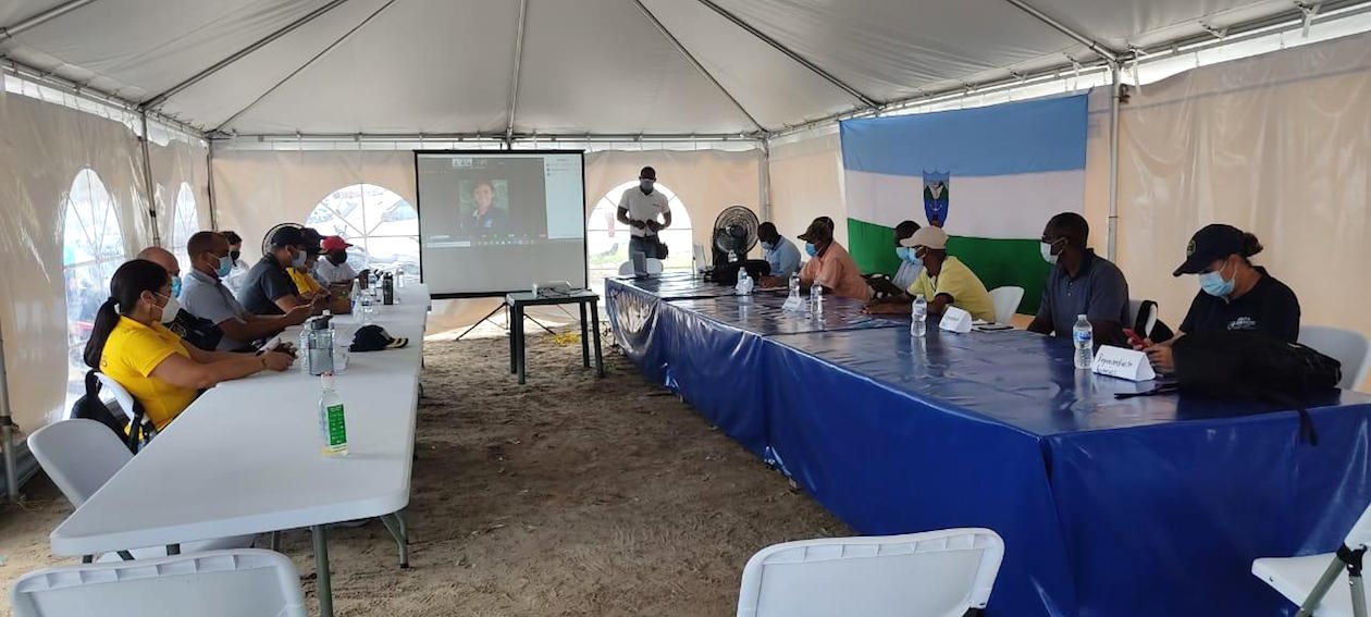 Presentación de los proyectos de la Dimar en San Andrés.