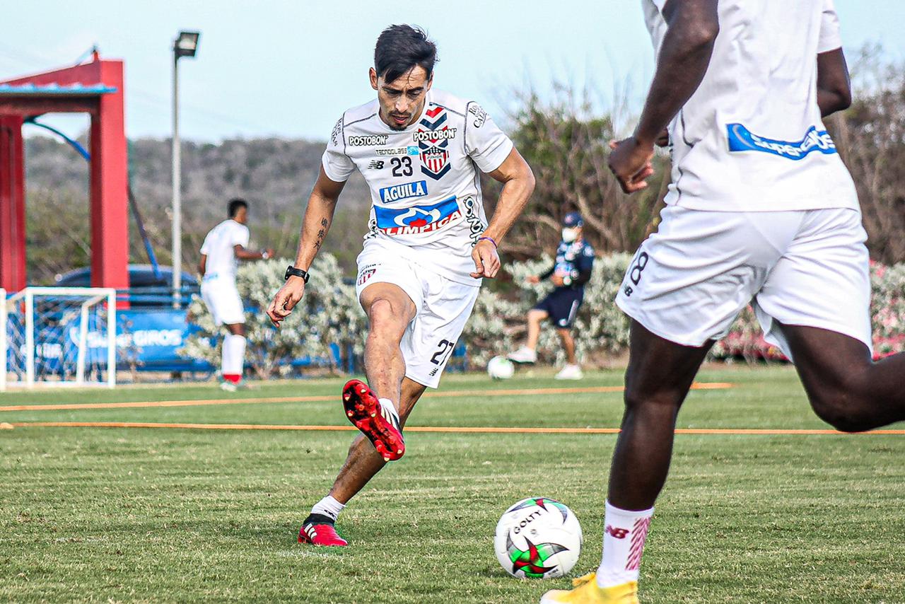 Fabián Sambueza, jugador de Junior. 