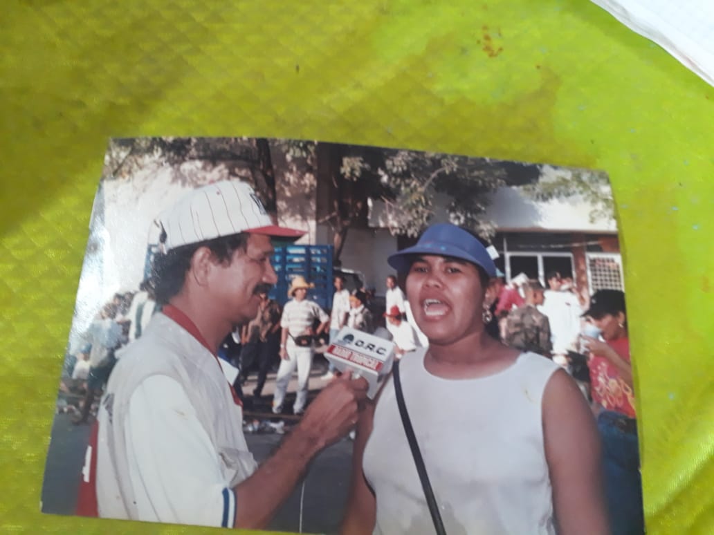 Evaristo Jiménez Martínez durante sus reporterías.