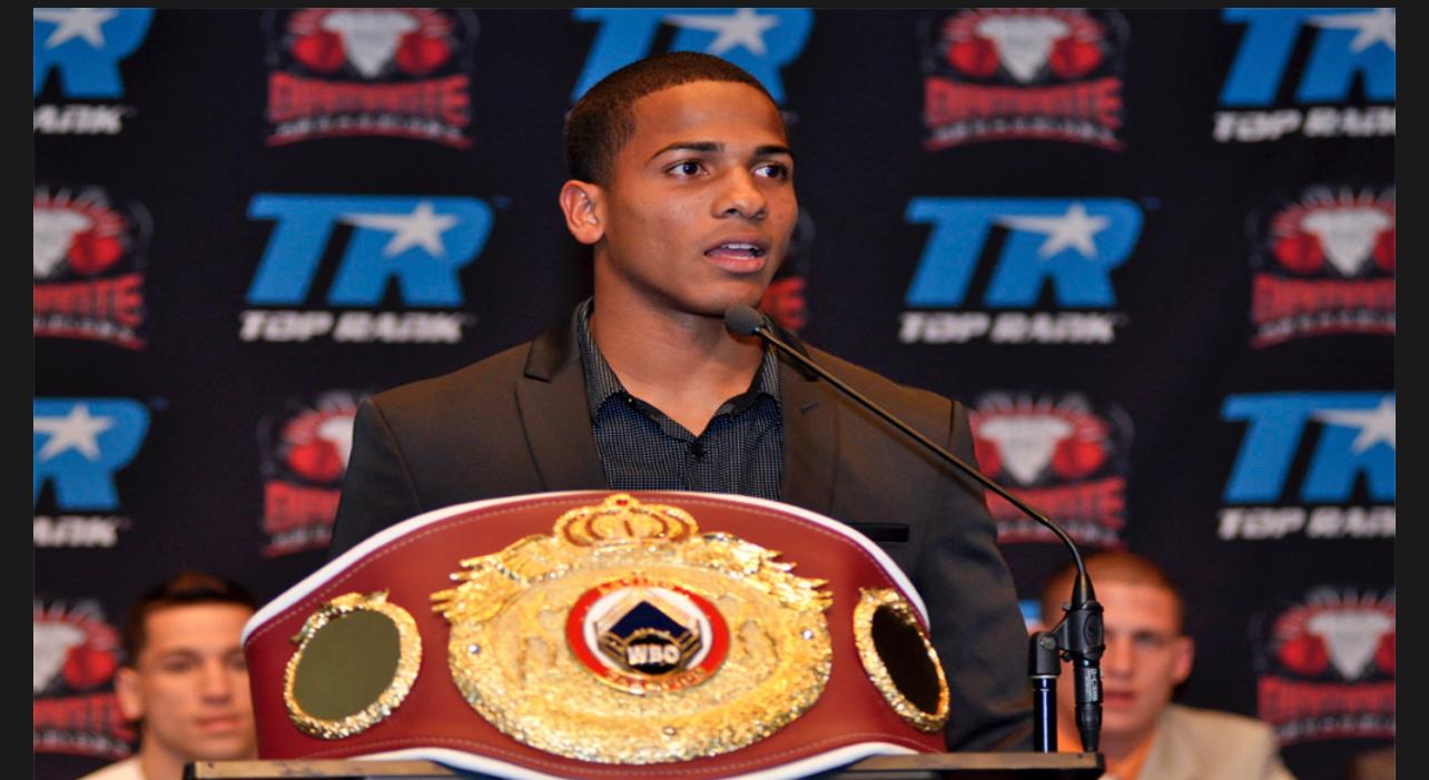 El boxeador puertorriqueño Félix Verdejo