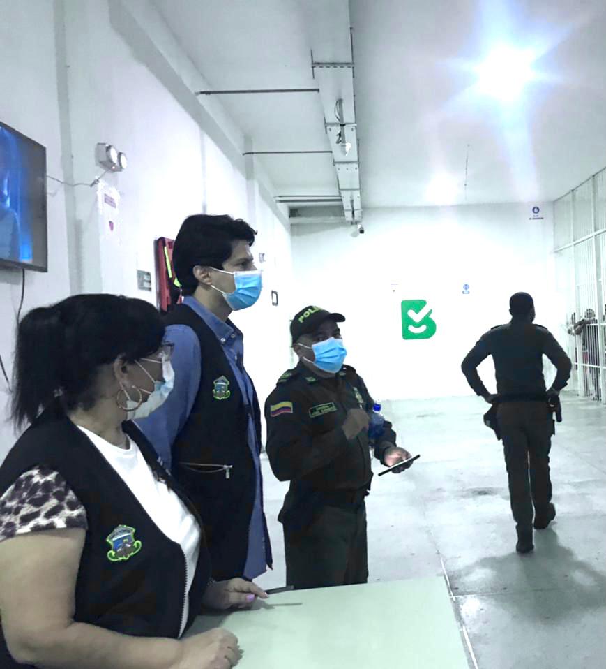 Personero de Barranquilla en acompañamiento a jóvenes conducidos a la UCJ