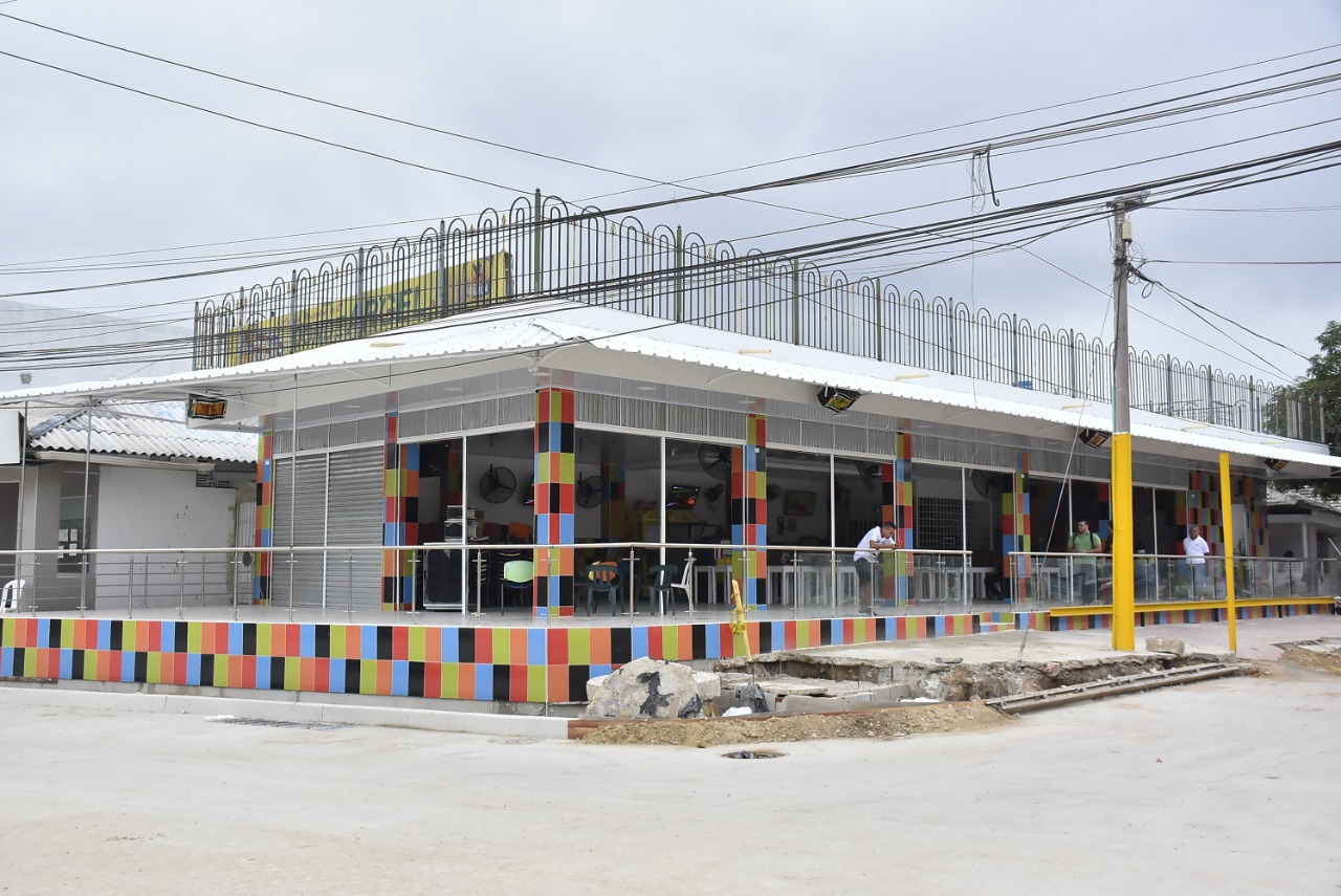 Así quedó el estadero 'Donde Argel', tras su remodelación.