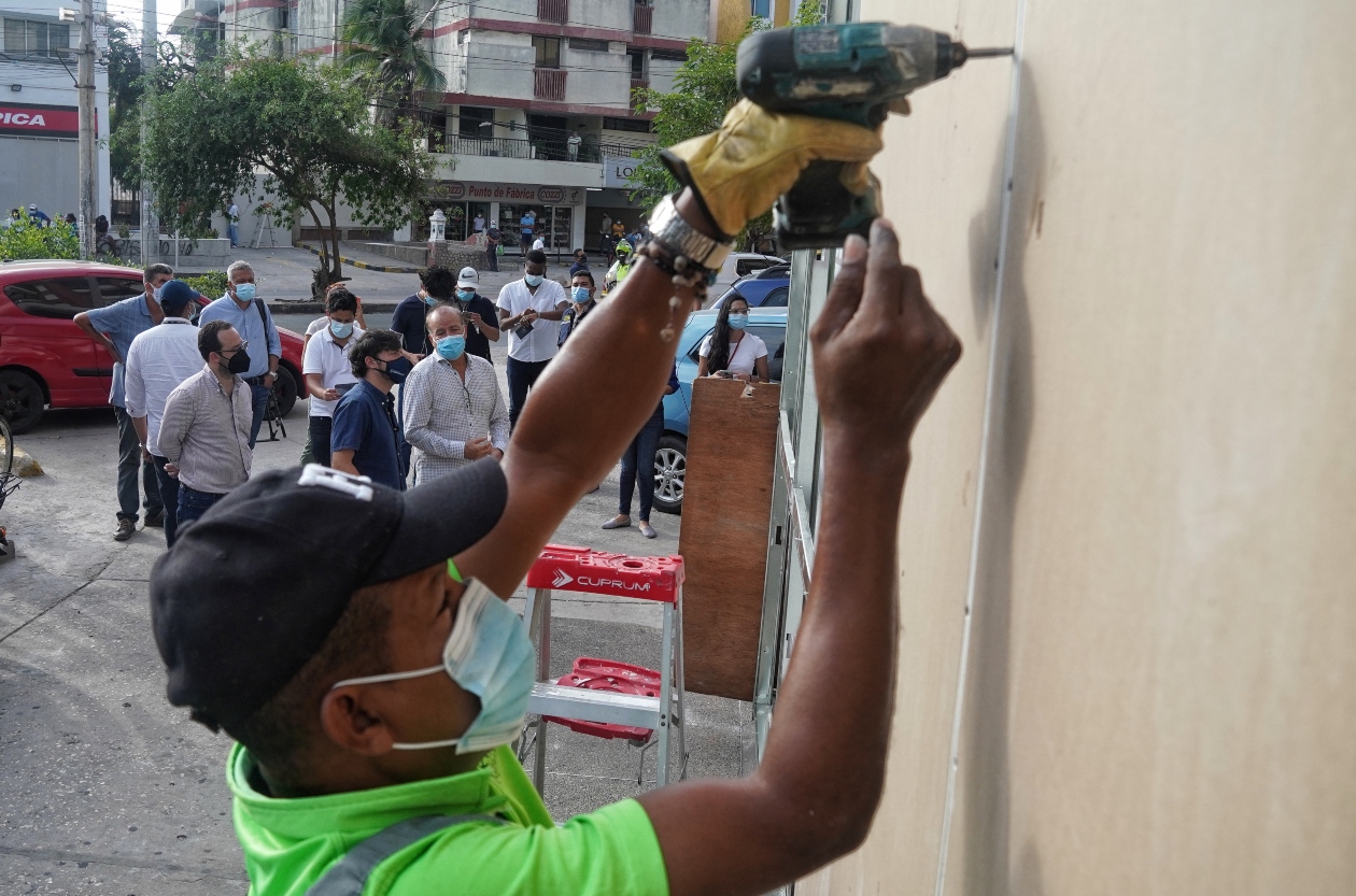 Empezaron las reparaciones en los establecimientos.