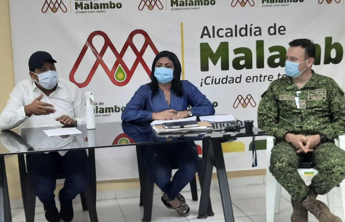 El alcalde Rumenigge Monsalve lideró consejo de seguridad en Malambo.