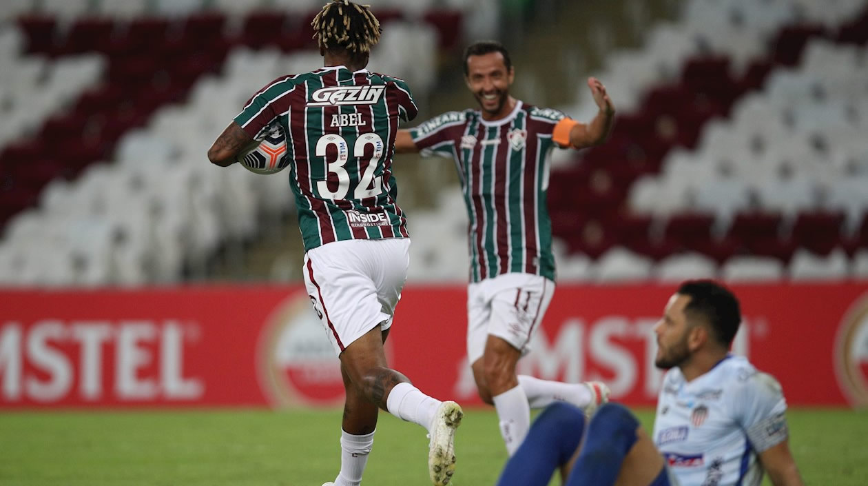 Gol del descuento de los locales.