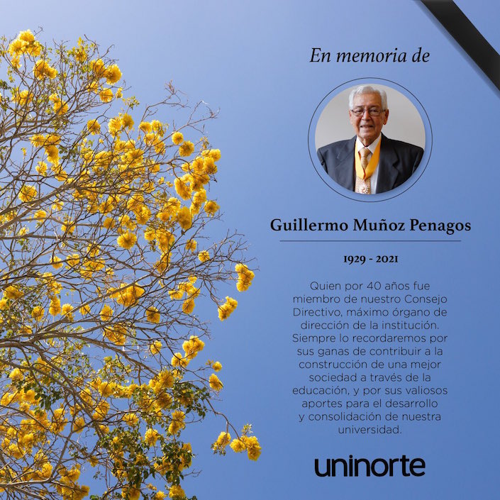 Homenaje póstumo de la Universidad del Norte.