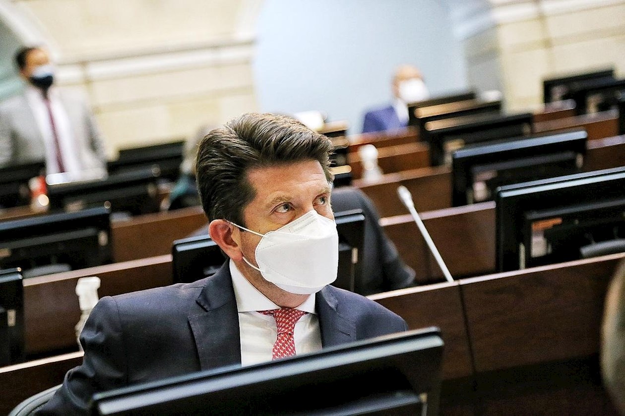 El Ministro de Defensa, Diego Molano.