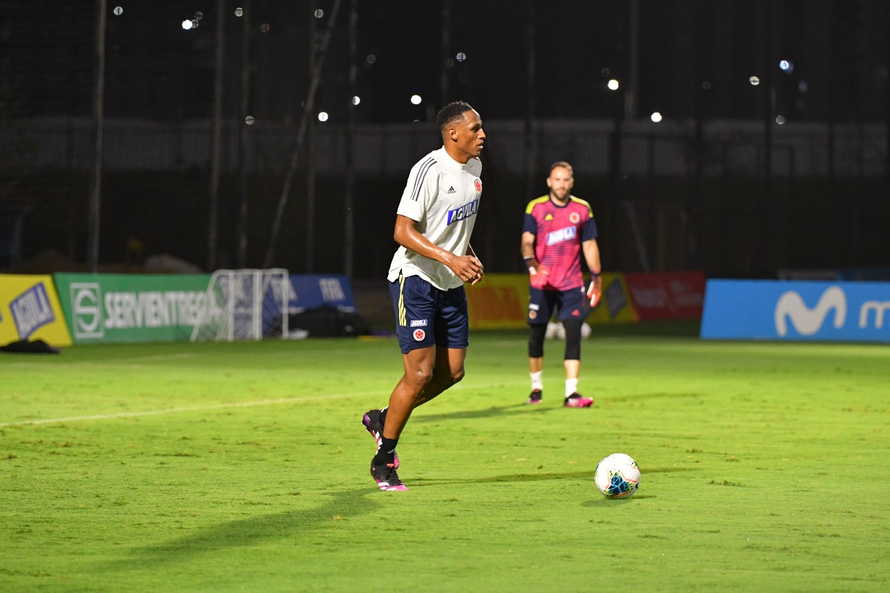 Yerry Mina, defensa de la Selección Colombia. 